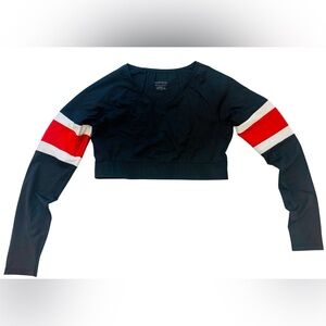 AUGUSTA SPORTSWEAR Dance Team/Cheer Black Crop Top 💚SALE 3/$25